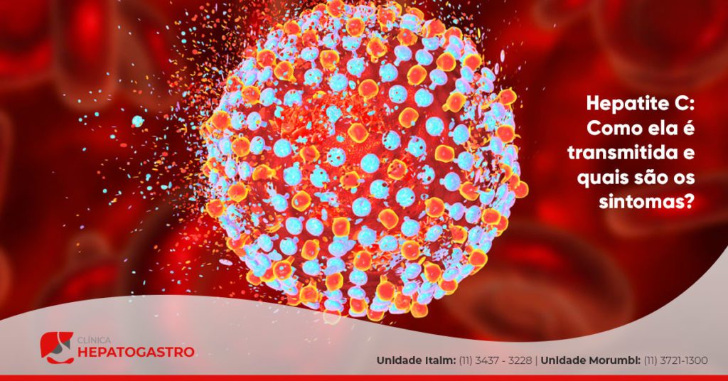 A Imagem Mostra Uma Representação Do Vírus Da Hepatite C