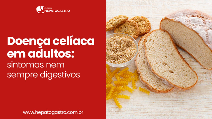 Pão fatiado, macarrão cru, biscoitos e sementes sobre superfície clara, representando alimentos com glúten.